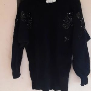 Rebecca Gray Lambswool Sweater! Size Large
